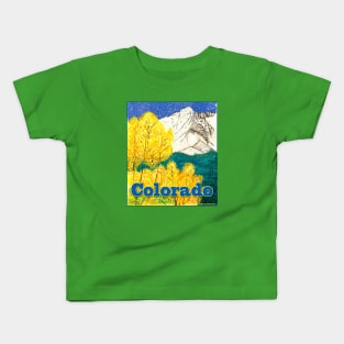 Colorado Impressionist Kids T-Shirt